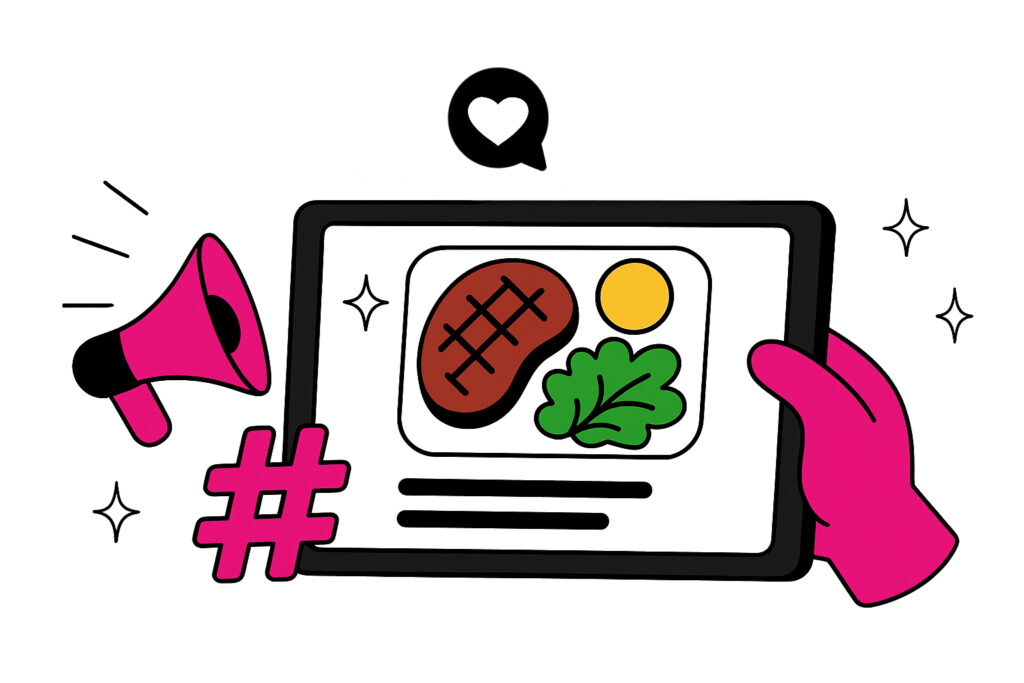 social media marketing per ristoranti
